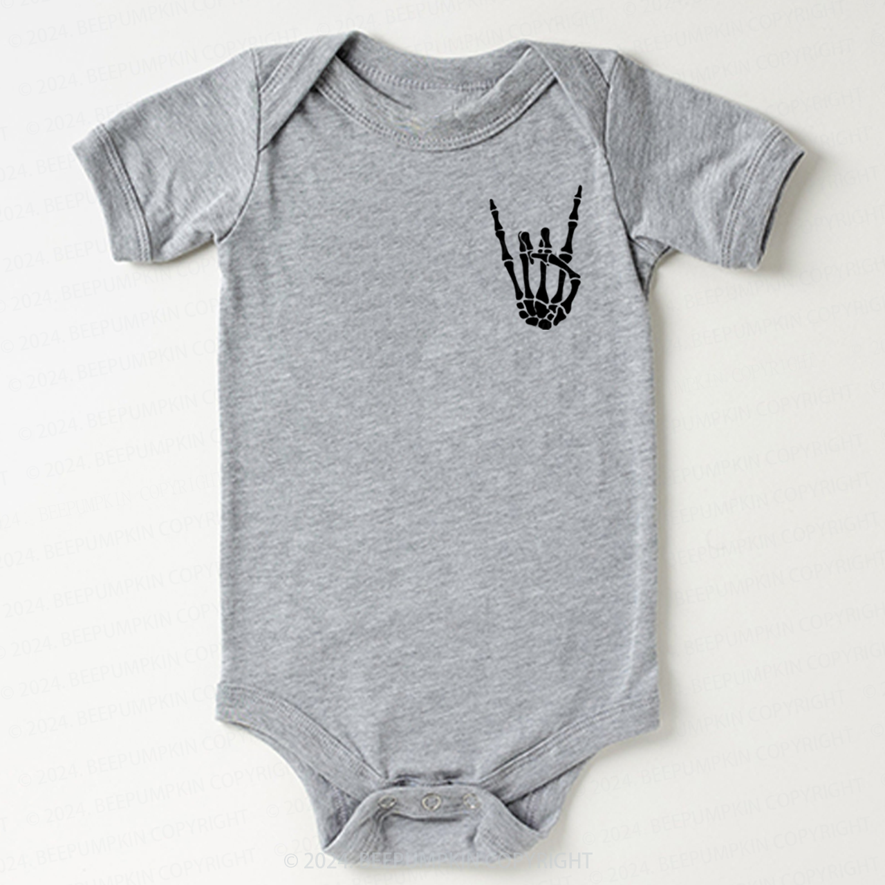 Punk Rock Bones Bodysuit For Baby 8