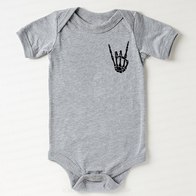 Punk Rock Bones Bodysuit For Baby 8