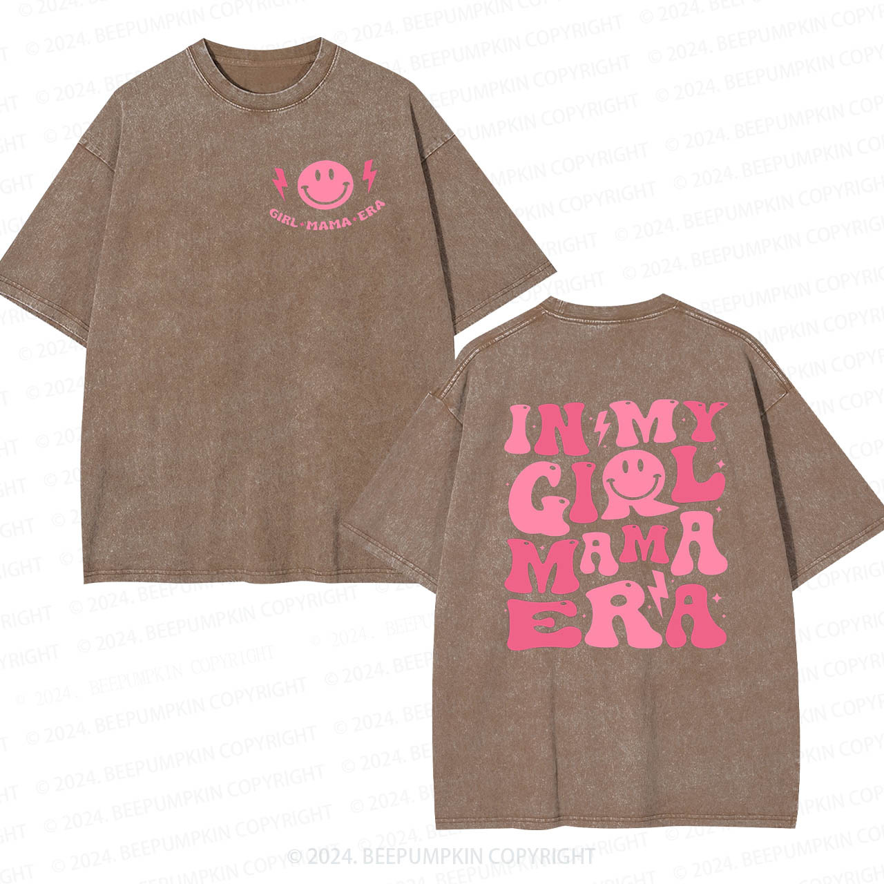 In My Girl Mama Era Mama Washed T-Shirts 