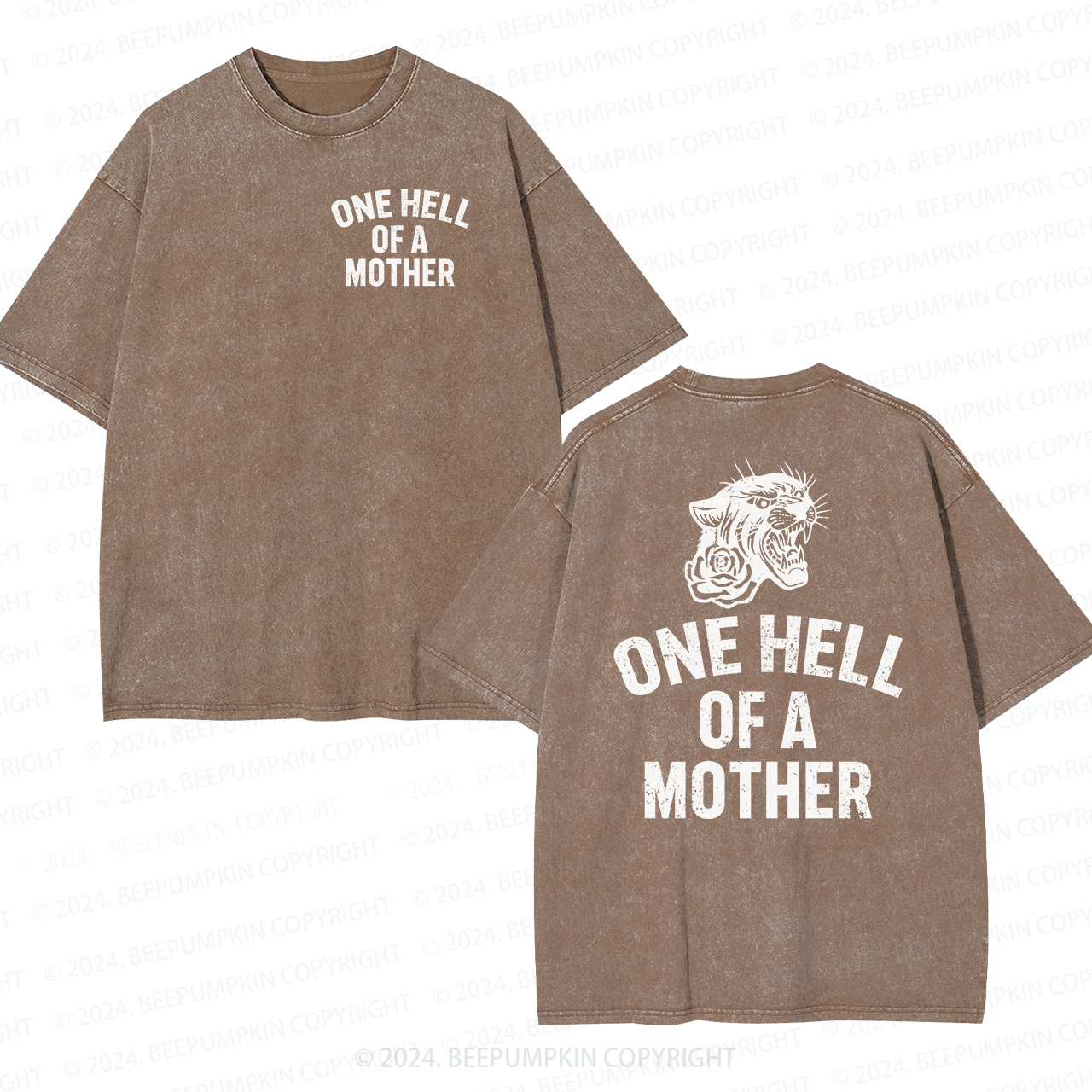 One Hell of A Mother Mama Washed Tees