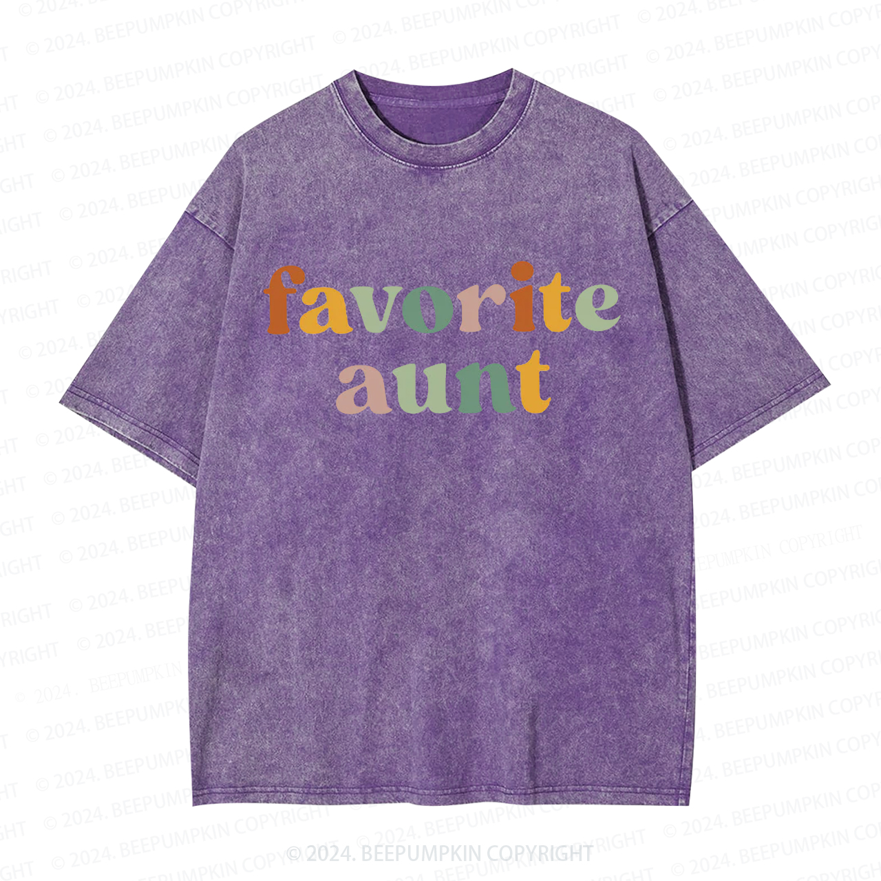 Favorite Aunt Gift Aunt Washed Tees