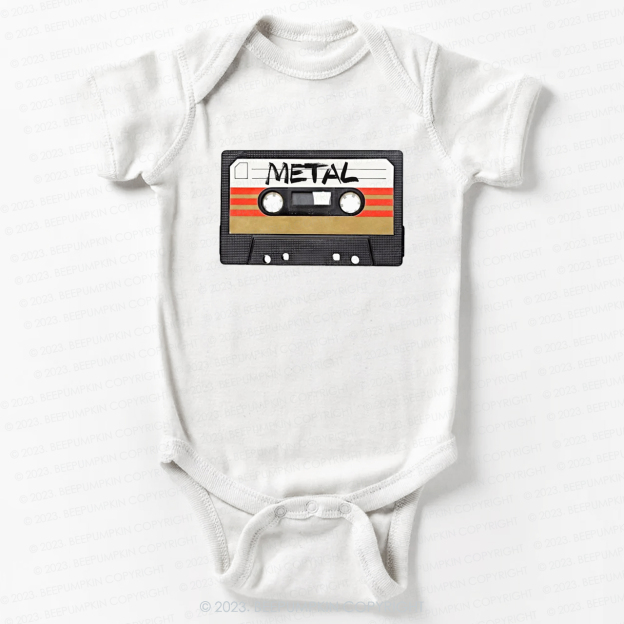 Heavy Metal Music Band Logo Classic Bodysuit For Baby 8