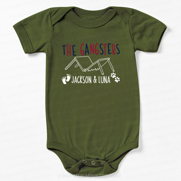 Personalized The Gansters Baby Bodysuit For Baby 