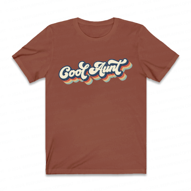  Retro Cool Aunt Auntie Shirt