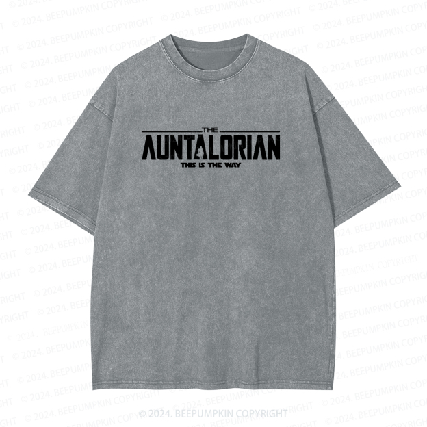 Cool Auntalorian Auntie Washed Tees