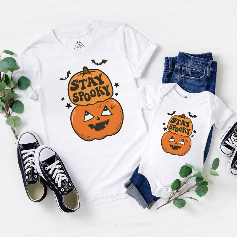 Stay Spooky Halloween Family Matching Shirts