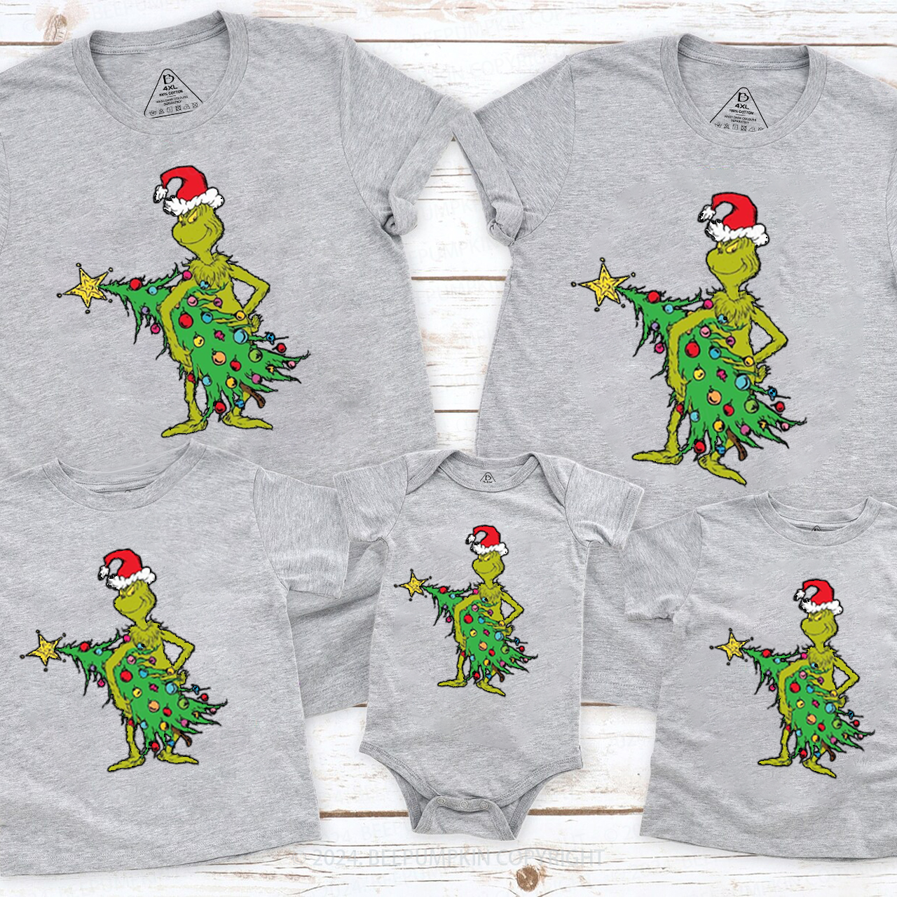 Seasons Greetings Christmas Matching T-Shirts