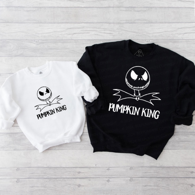 Pumpkin King Nightmare Halloween Matching Sweatshirt