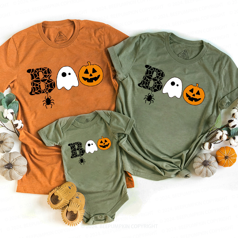 Halloween Boo Ghost Family Matching Shirts