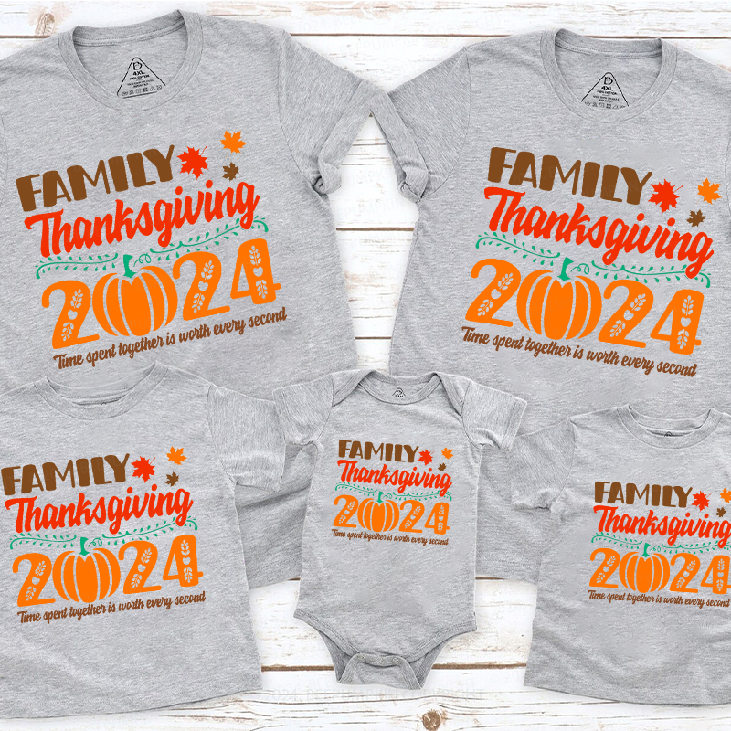 Family Thanksgiving 2024 Family Matching Shirts