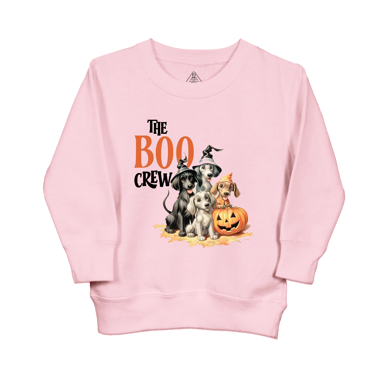 The Boo Crew Halloween  Kids Sweatshirt