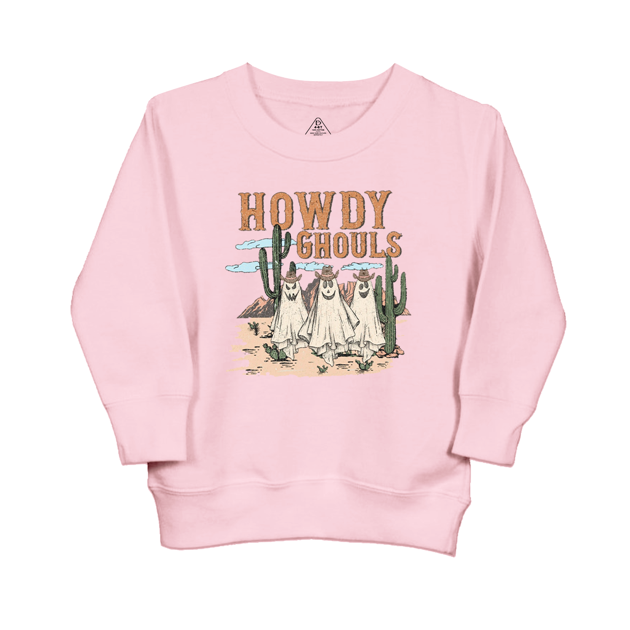 Howdy Ghouls Halloween  Kids Sweatshirt