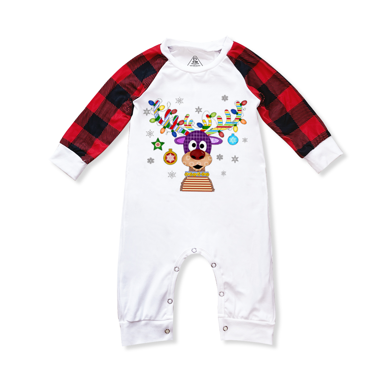 Reindeer Christmas Family Matching Pajamas Beepumpkin