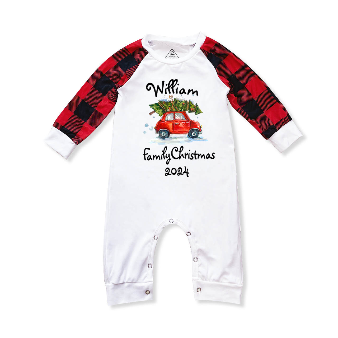 Personalized Christmas Truck Family Matching Pajamas