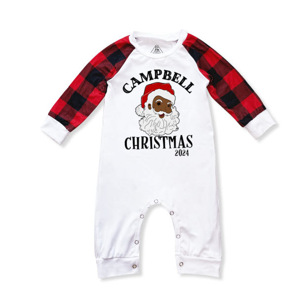 Black Santa Family Matching Pajamas Beepumpkin