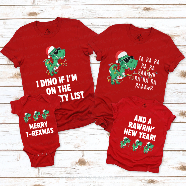 Christmas Family Matching T-Shirts Beepumpkin