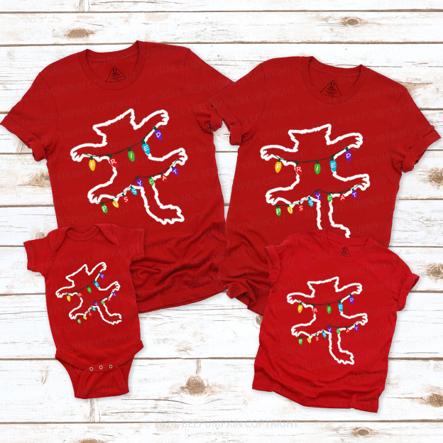 Christmas Vacation Fried Pussycat Family Matching T-Shirts Beepumpkin