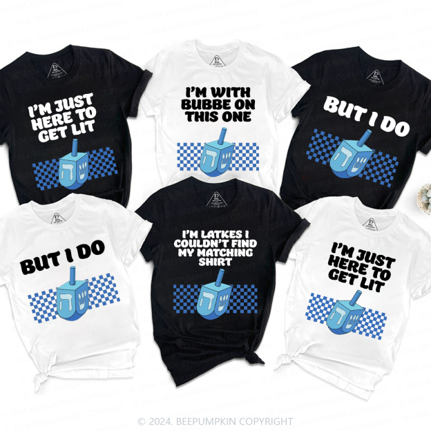 I Don‘t Do Matching Group Hanukkah Gift Family Matching T-Shirts 