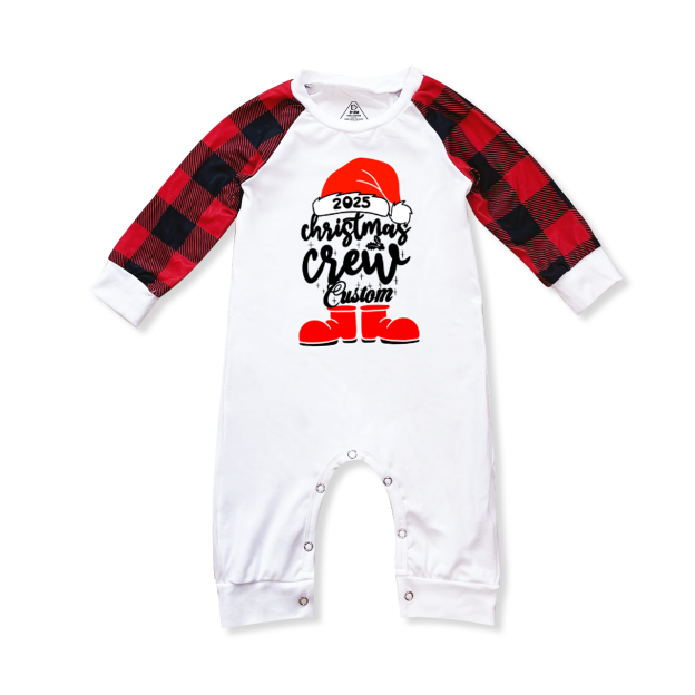 Personalized Name Christmas Crew 2025 Family Matching Pajama Set Beepumpkin
