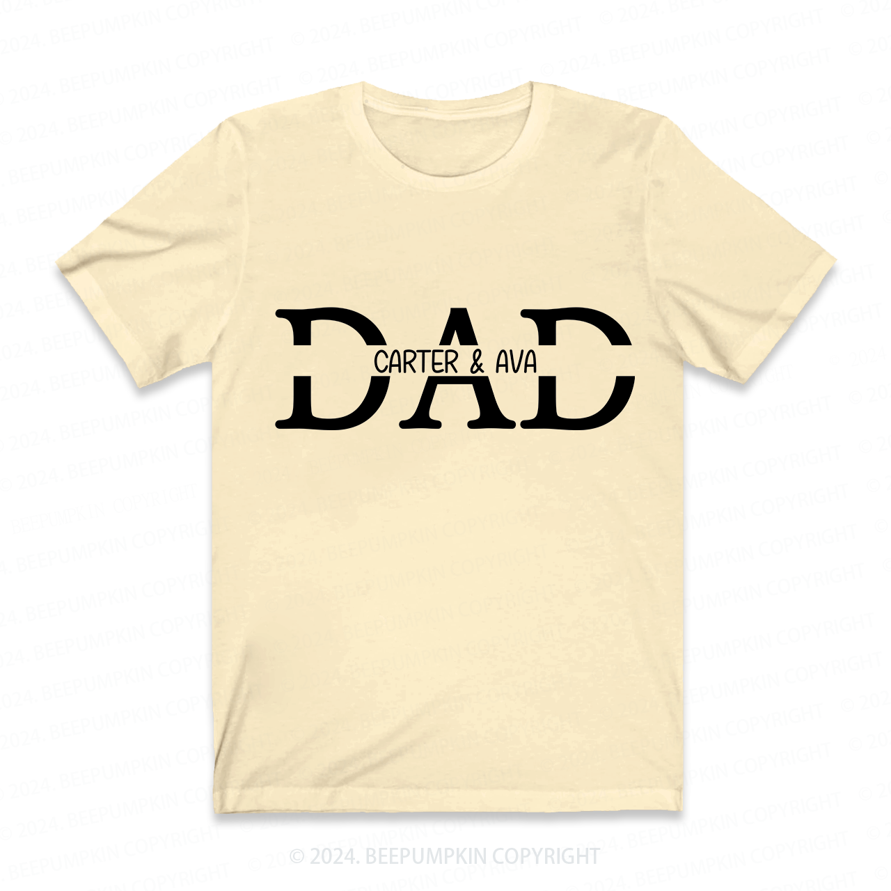 Personalized Dad and me Shirts With Kids Name