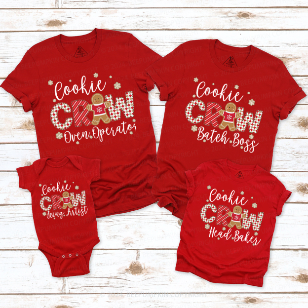 Cookie Baking Family Matching T-Shirts Beepumpkin