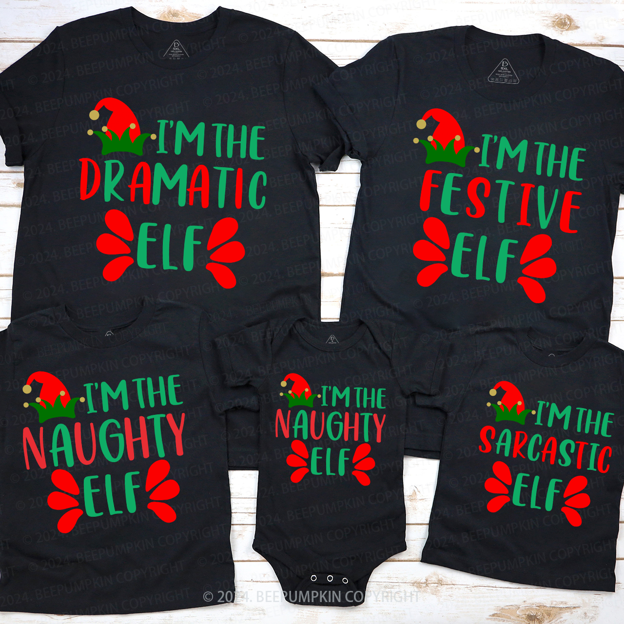 Juice Group ELF Christmas Family Matching Shirt
