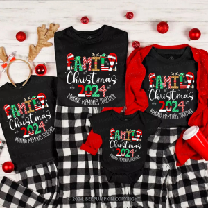 Image of Making Memories Elk Christmas Family Matching T-Shirts Beepumpkin