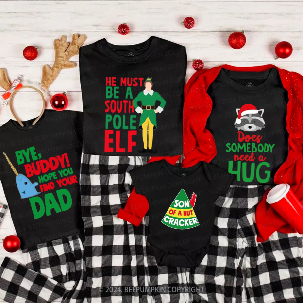 Elf Movie Quote Family Matching T-Shirts Beepumpkin
