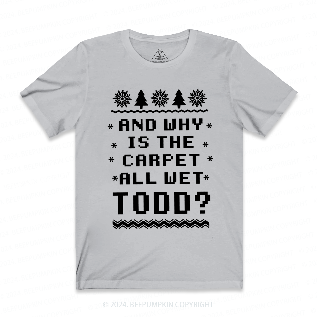 Christmas Vacation Todd And Margo Adult Shirt Beepumpkin 