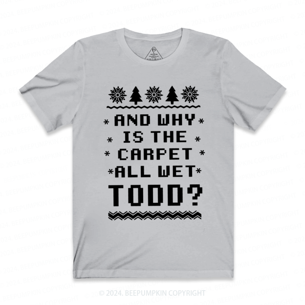 Christmas Vacation Todd And Margo Adult Shirt Beepumpkin 