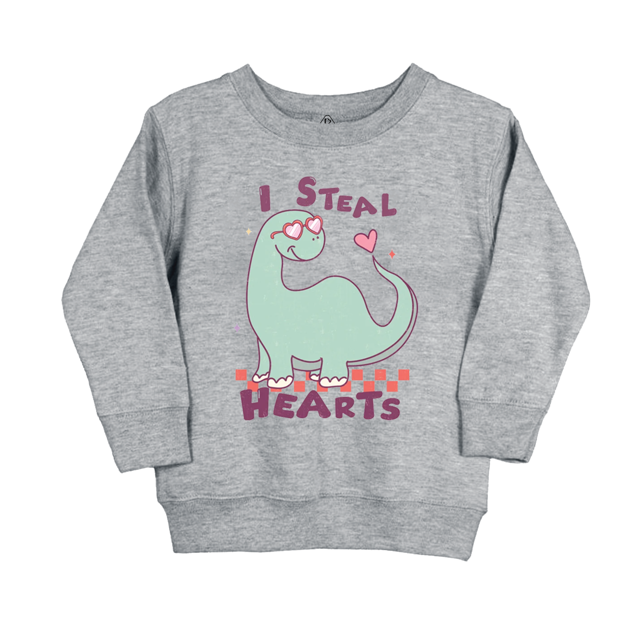 Love I Steal Hearts Kids Sweatshirt