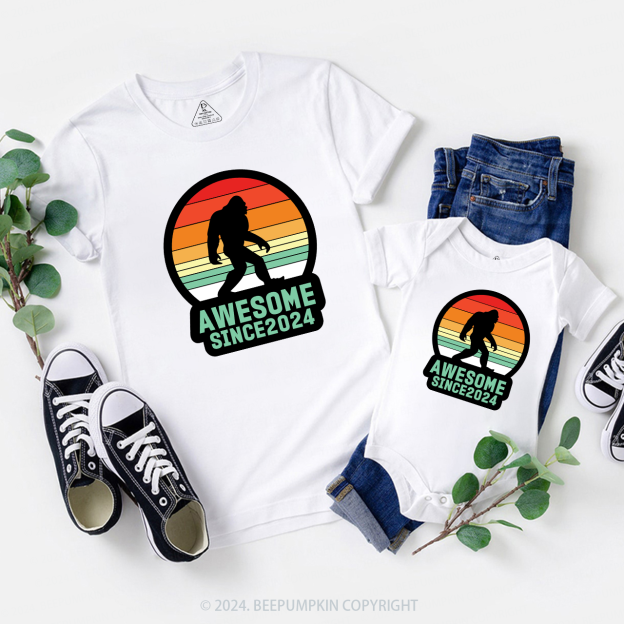 Awesome Since 2024 Family Matching Shirts