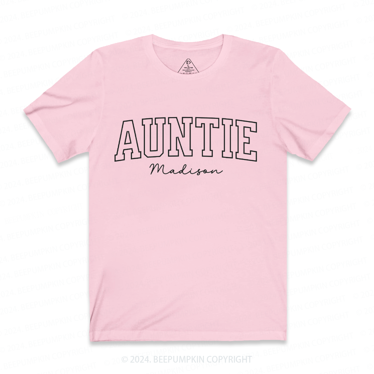 Personalized Aunt & Uncle Name Shirt 