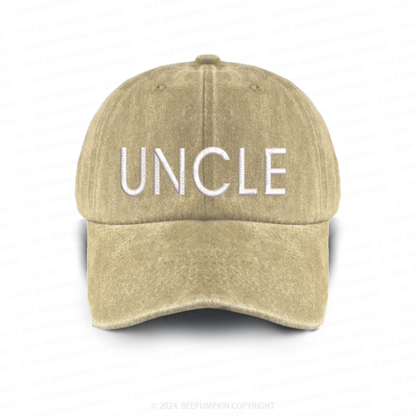 Vintage Washed UNCLE Embroidered Baseball Cap