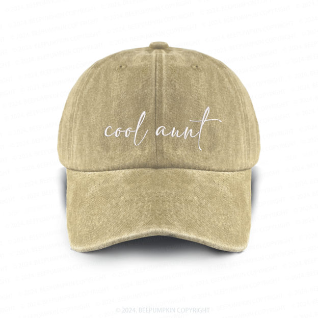 Cool Aunt Embroidered Baseball Cap
