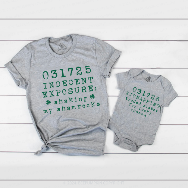 Mugshot St patricks Group Family Matching T-Shirts Beepumpkin