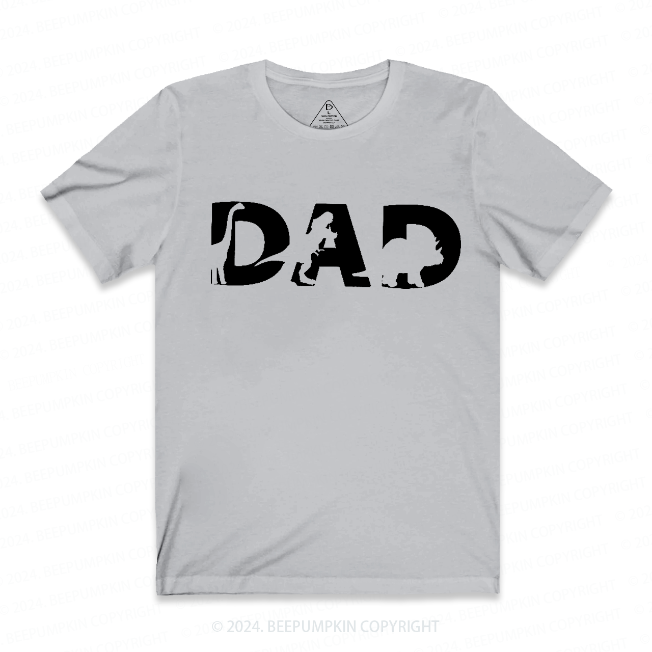 Dinosaur Dad Three Rex B-Day T-shirt