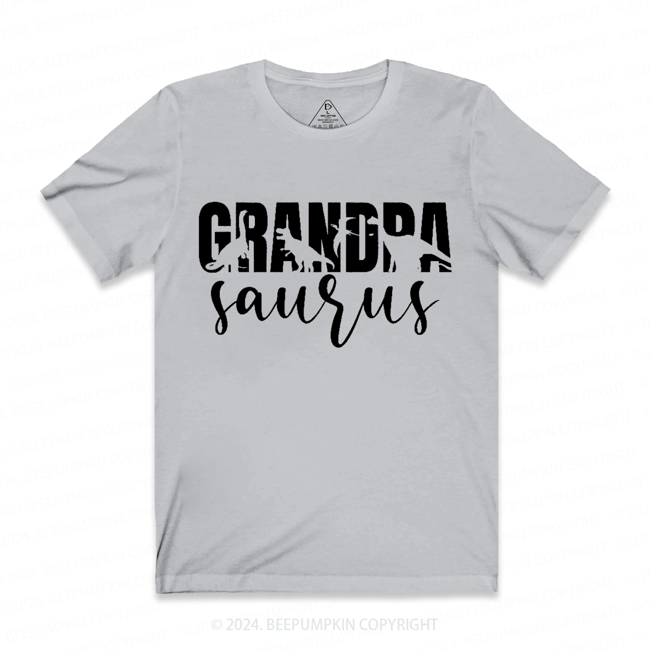 Grandpa Saurus Grandparents T-shirt