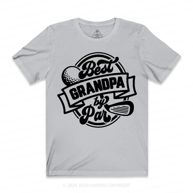Best Grandpa By Par Grandparents T-shirt