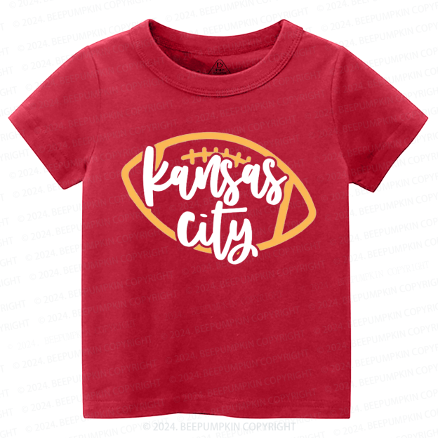 Football Team KC Toddler&Kids Tees Beepumpkin 