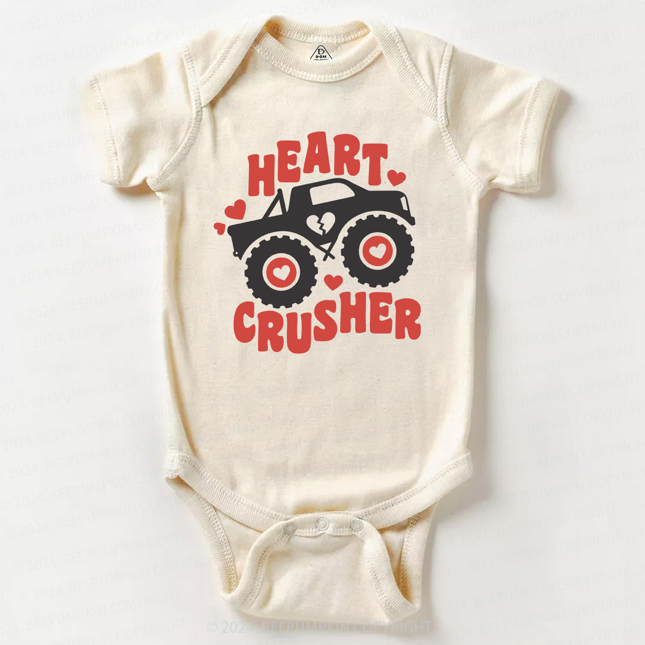 Heart Crusher Valentine's Day Bodysuit For Baby