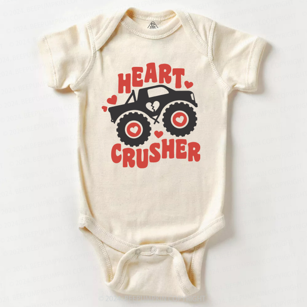 Heart Crusher Valentine's Day Bodysuit For Baby