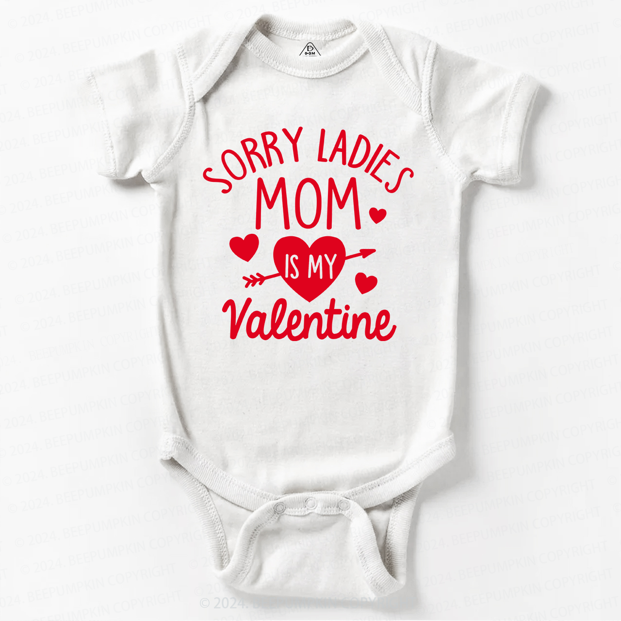 Sorry Ladies Mom Is My Valentine Bodysuit For Baby