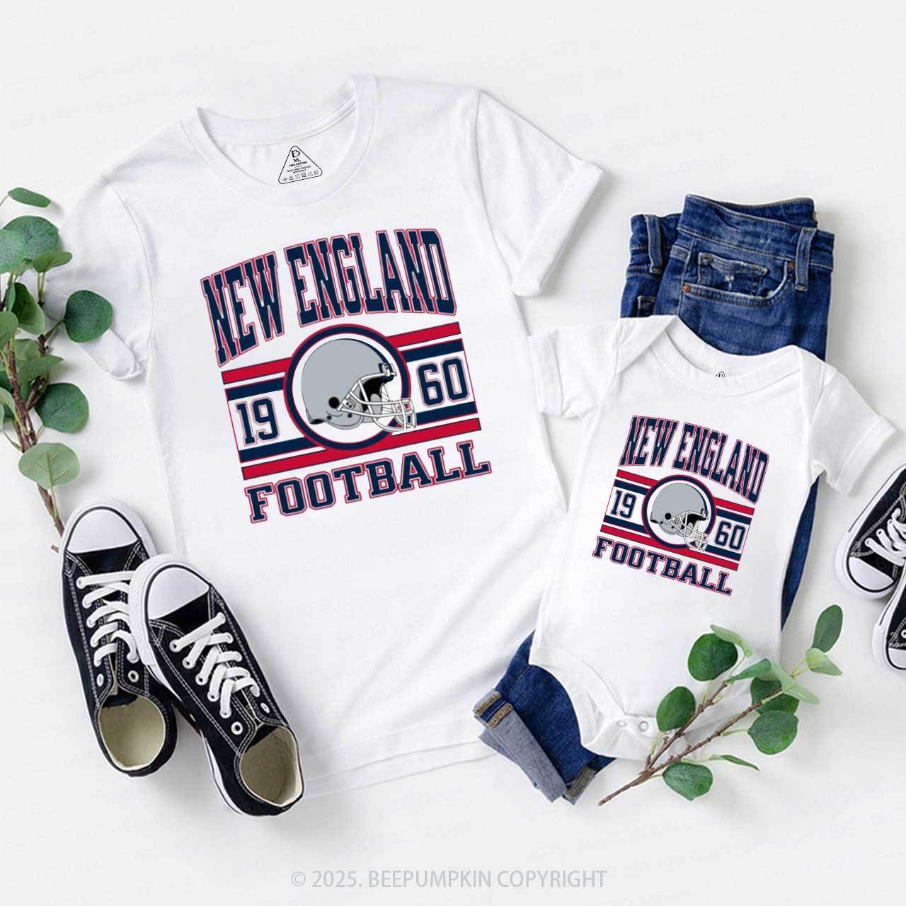 Football Fan 1 Family Matching Tees Beepumpkin