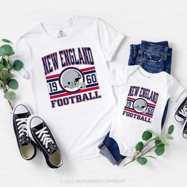 Football Fan 1 Family Matching Tees Beepumpkin