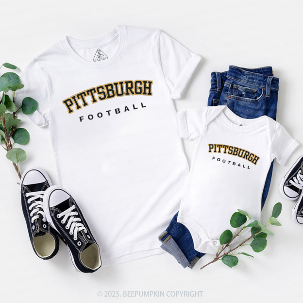 Football Game Day Family Matching Tees Beepumpkin