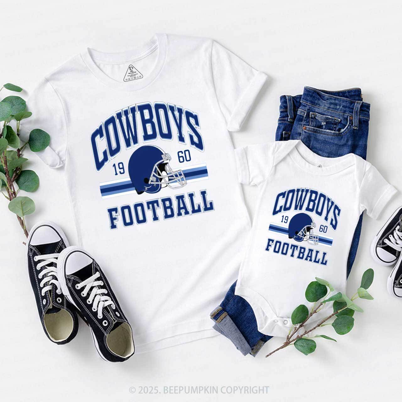 Football Lover 1960 Family Matching Tees Beepumpkin