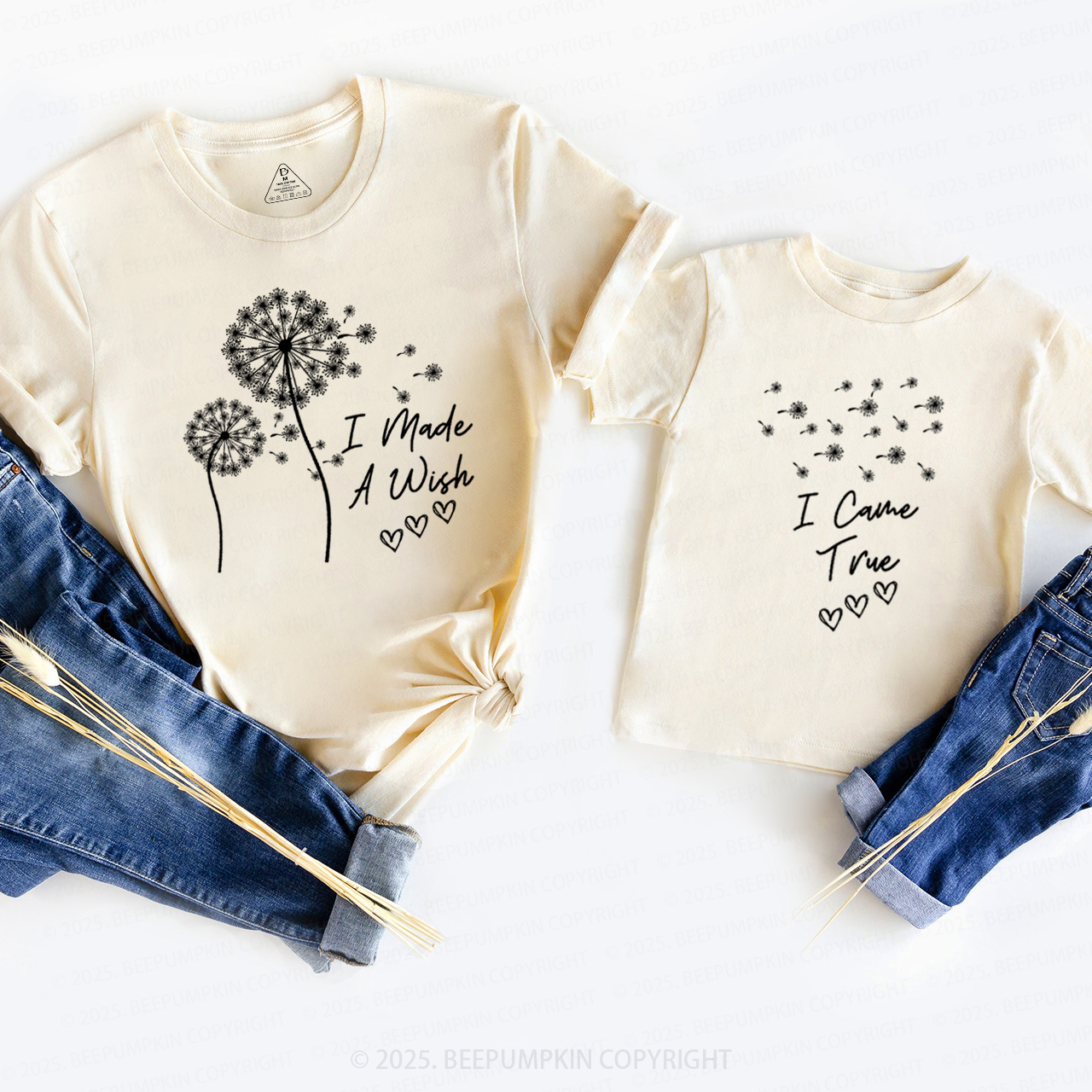 I Made A Wish I Came True Mom&Me Matching Tees