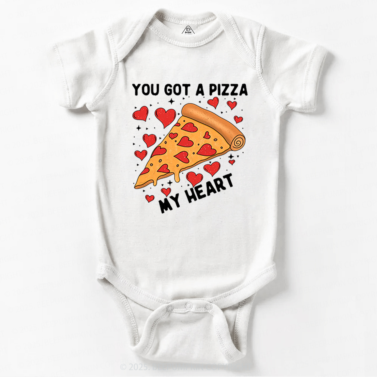 You Got A Pizza My Heart Valentine's Day Bodysuit Beepumpkin