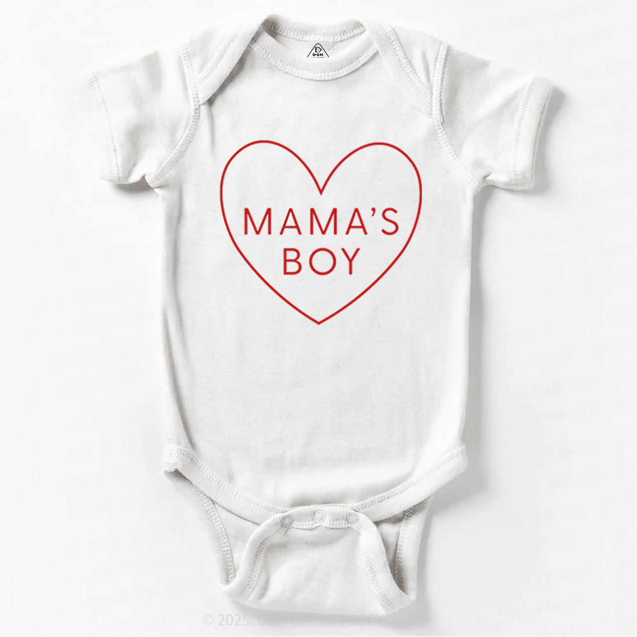 Mama's Boy Valentine's Day Bodysuit Beepumpkin